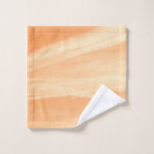 Soft Orange Yellow Sky Dream 1 Badhandtuch Set (Waschlappen)