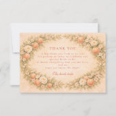 Soft Orchard Dreams Bridal Shower Dankeskarte (Vorderseite)