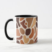 Soft Organic Art Mug – Beige & Brown Palette Tasse (Links)