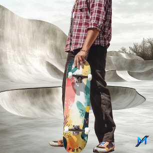 Soft Organisch - Pastell Abstrakt Minimalistisch Skateboard
