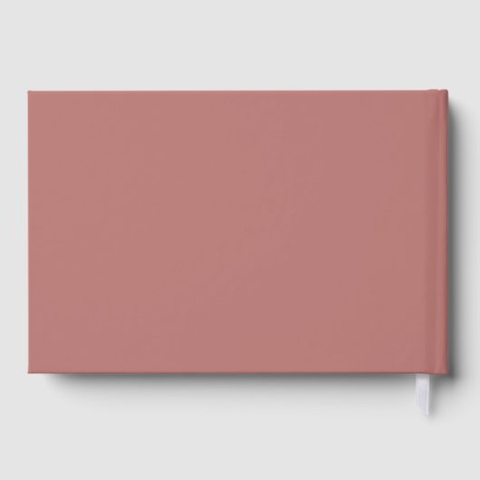 Soft Pale Pink Gold Greenery 90th Birthday Guest   Gästebuch (Rückseite)