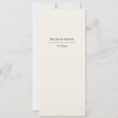 Soft Pampas Grass Photo Einladung (Rückseite)