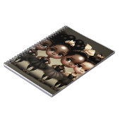 Soft , Papierhülle, Spiralheft - Ballerina Notizblock (Linke Seite)