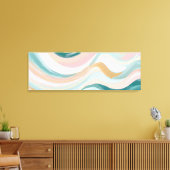 Soft Pasta Abstrakt Wall Art Leinwanddruck (Insitu (Wohnzimmer))