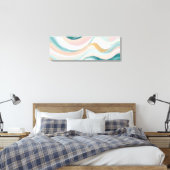 Soft Pasta Abstrakt Wall Art Leinwanddruck (Insitu (Schlafzimmer))