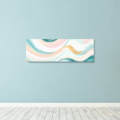 Soft Pasta Abstrakt Wall Art Leinwanddruck (Insitu (Holzboden))