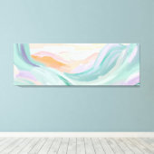 Soft Pasta Abstrakt Wall Art Leinwanddruck (Insitu (Holzboden))