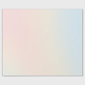 Soft Pastel Aesthetic Wrapping Paper Geschenkpapier (Flach)