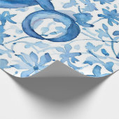 Soft Pastel Blue Gift Tags Geschenkpapier (Ecke)