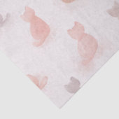 Soft Pastel Cat Tissue Paper Seidenpapier (Ausschnitt)