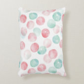 Soft Pastel Charm in Pink, Green & Blue Dekokissen (Vorderseite(Vertikal))