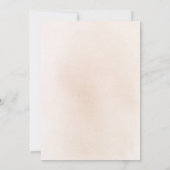 Soft Pastel Cream and Ivory Floral Boho Wedding Einladung (Rückseite)