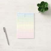Soft Pastel Fauxbonichi Daily Planner GRID Post-it Klebezettel (Büro)