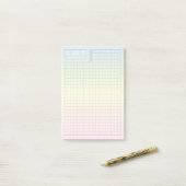 Soft Pastel Fauxbonichi Daily Planner GRID Post-it Klebezettel (Auf Schreibtisch)