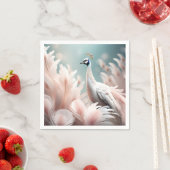 Soft Pastel Feather Elegant Serviette (Beispiel)