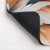 Soft Pastel Feathers Mousepad (Ecke)