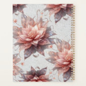 Soft Pastel Floral Planner–Elegant Daily Organizer Planer (Rückseite)
