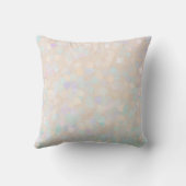 Soft Pastel Glitzer "hello" Personalisiert Kissen (Rückseite)