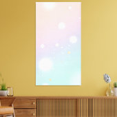 soft pastel gradient background is dotted leinwanddruck (Insitu (Wohnzimmer))