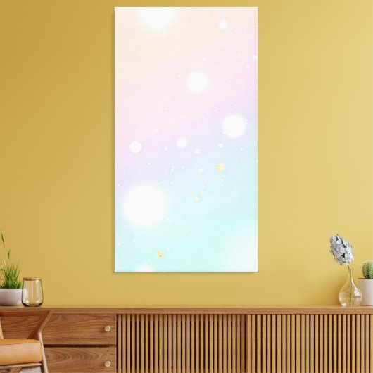 soft pastel gradient background is dotted leinwanddruck (Insitu (Wohnzimmer))