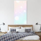soft pastel gradient background is dotted leinwanddruck (Insitu (Schlafzimmer))