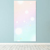 soft pastel gradient background is dotted leinwanddruck (Insitu (Holzboden))
