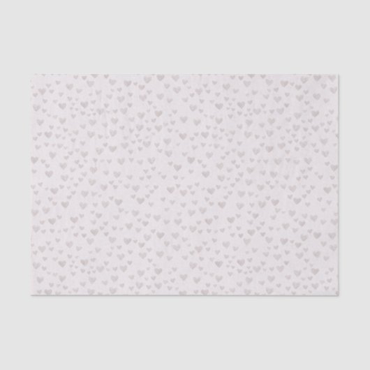 Soft Pastel Heart Tissue Paper Seidenpapier (Vorderseite)