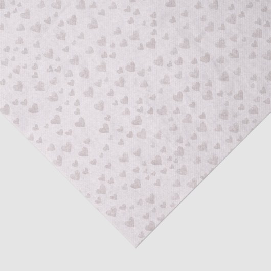 Soft Pastel Heart Tissue Paper Seidenpapier (Ausschnitt)