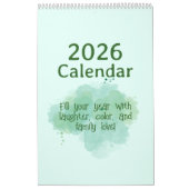 Soft Pastel Inspirational Art Calendar Kalender (Titelbild)