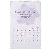 Soft Pastel Inspirational Art Calendar Kalender (Feb 2027)