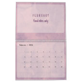 Soft Pastel Inspirational Art Calendar Kalender (Feb 2026)