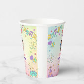 Soft Pastel Joy – Baby Boy 1st Birthday Photo Cups Pappbecher (Rechts)