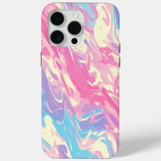 ✨ Soft Pastel Marble Design - Trendy & Smooth 🎨 Case-Mate iPhone Hülle (Rückseite)