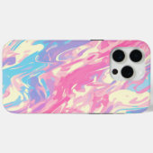 ✨ Soft Pastel Marble Design - Trendy & Smooth 🎨 Case-Mate iPhone Hülle (Rückseite (Horizontal))