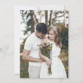 Soft Pastel Ornate Spring Garden Gold Wedding Save The Date (Rückseite)