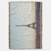 Soft Pastel Paris Eiffel Tower Art Decke (Vorderseite Vertikal)