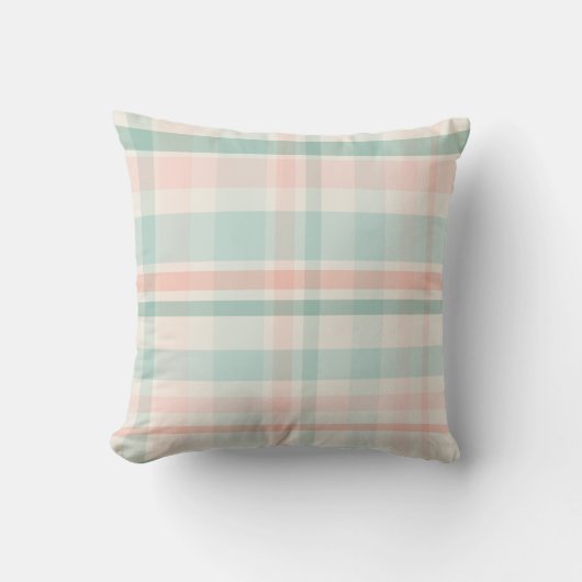 Soft Pastel Plaid one Kissen (Vorderseite)