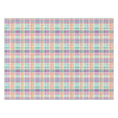 Soft Pastel Plaid  Tischdecke (Vorderseite (Horizontal))