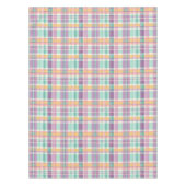 Soft Pastel Plaid  Tischdecke (Vorderseite)