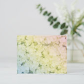 Soft Pastel Rainbow Hydrangea Postkarte (Stehend Vorderseite)