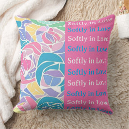 Soft Pastel Rose Love - Softly in love Kissen