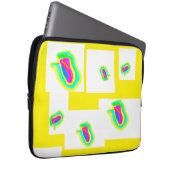 Soft Pastel Shapes Laptop Sleeve (Vorne Rechts)