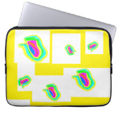 Soft Pastel Shapes Laptop Sleeve (Vorderseite)