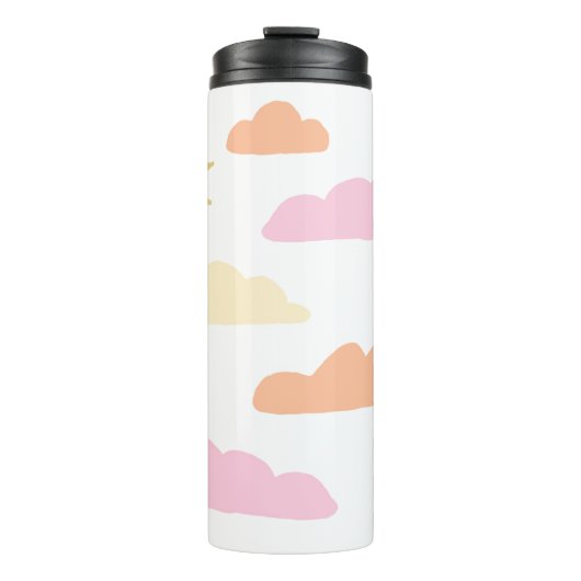 Soft Pastel Skies Thermosbecher (Vorderseite)