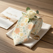 Soft Pastel Spring Blossom  Krawatte