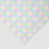 Soft Pastel Squares Pattern Seidenpapier (Ausschnitt)