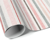 Soft Pastel Striped Wrapping Paper Geschenkpapier (Rolleneckpunkt)