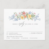 Soft Pastel Verziert Spring Garden Blumenchic UAWG Postkarte (Vorderseite)