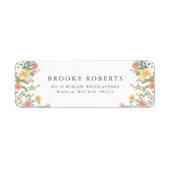 Soft Pastel Verziert Spring Garden Blumenzehen (Vorne)