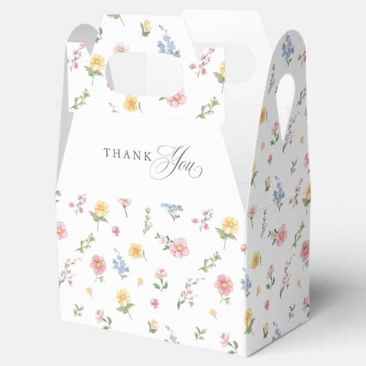 Soft Pastel Verziert Spring Garden Blumenzehen Geschenkschachtel (Geöffnet)